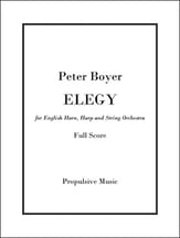 Elegy Orchestra sheet music cover